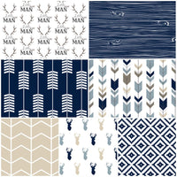 Little Man Adventure Set in Navy and Tan