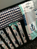 Nautical Set in Navy and Aqua