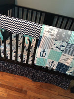 Nautical Set in Navy and Aqua