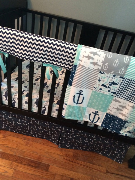 Nautical Set in Navy and Aqua