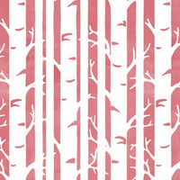 Floral Woodland Set in Coral and Mint