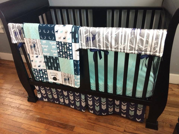 Adventure Awaits Deer Set in Navy