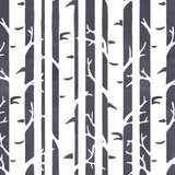 Little Chief Baby Boy Bedding in navy, light blue and gray with a woodland tribal theme fish feathers, headdress, arrows, nursery decor