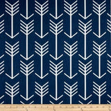 Little Chief Baby Boy Bedding in navy, light blue and gray with a woodland tribal theme fish feathers, headdress, arrows, nursery decor