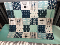 Adventure Awaits Deer Set in Navy