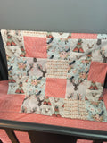 Boho Bedding in pink and mint
