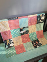 Unicorn Fairy Tale Bedding in Pink, Gold and Mint