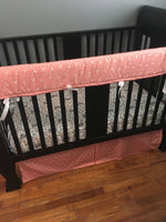 Floral Boho Elephant Set in Coral