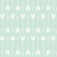 Custom Made to Order Baby Girl Bedding Set in pink, navy and mint with a modern horse theme with arrows and Aztec prints