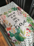 Little and Fierce Baby Girl Floral Set