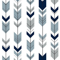 Boho Woodland Set in navy, dusty blue and gray