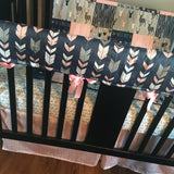 Pink and Navy Woodland Set
