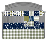 Outdoor Set in Navy and Olive Green