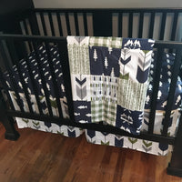 Fishing Set in Olive Green and Navy