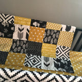 Black and Yellow Aztec Buffalo Set
