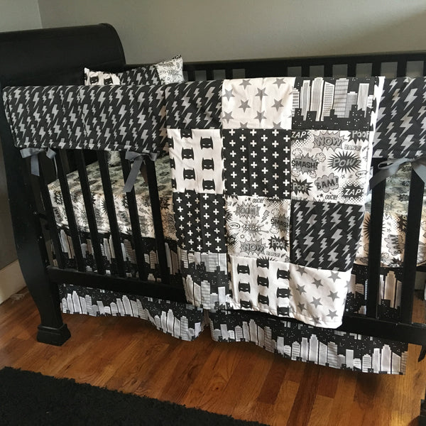 Black and White Superhero Set