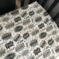 Black and White Superhero Set