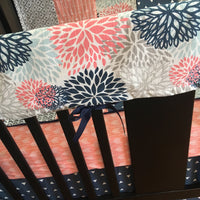 Navy and Pink Floral Set