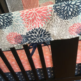Navy and Pink Floral Set