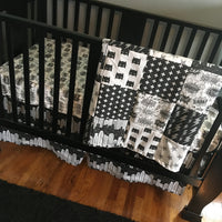 Black and White Superhero Set
