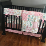 Travel Inspired Bedding in Pink