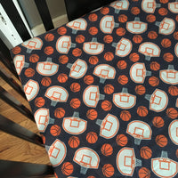 Basketball Set in Navy and Orange