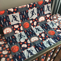 Basketball Set in Navy and Orange