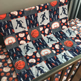 Basketball Set in Navy and Orange