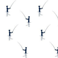 Woodland Fisherman Theme in Mint, Navy and Gray