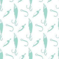 Woodland Fisherman Theme in Mint, Navy and Gray