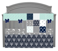 Woodland Fisherman Theme in Mint, Navy and Gray