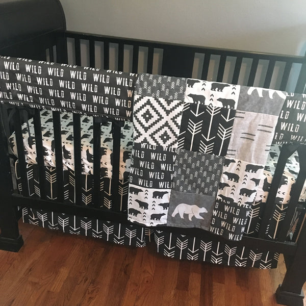 Black and White Wild Bear Set