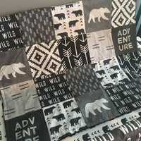 Black and White Wild Bear Set