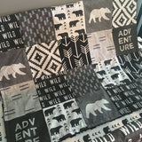 Black and White Wild Bear Set