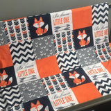 Orange and Navy Fox Set