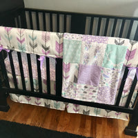 Purple and Mint Woodland Set