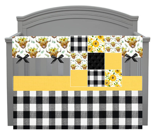 Sunflower Farm Set in Yellow and Black