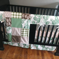 Cactus Bedding in Neutral Colors